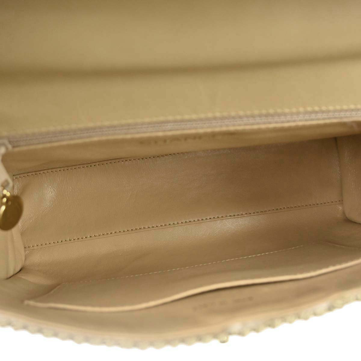 Chanel Beige Silk Rope Shoulder Bag