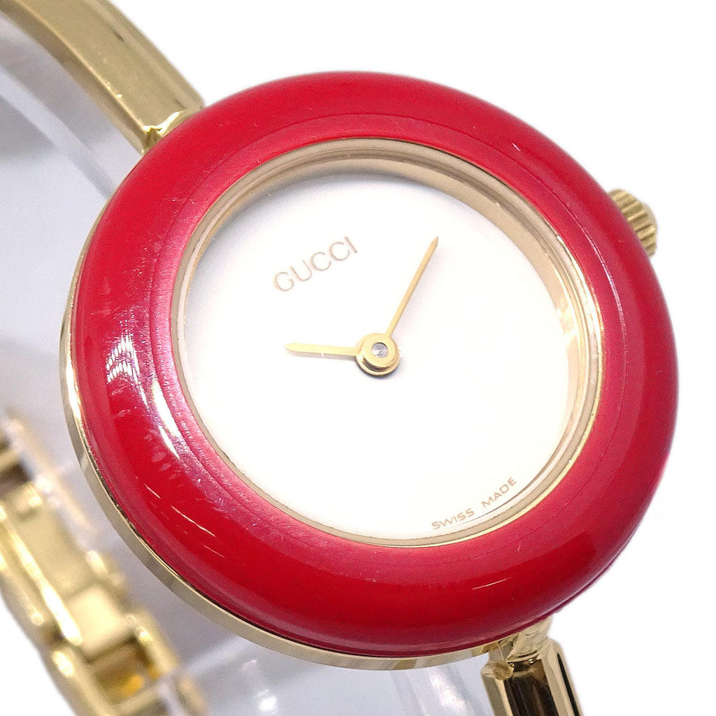 Gucci 11/12.2 Change Bezel Chameleon Quartz Watch SS