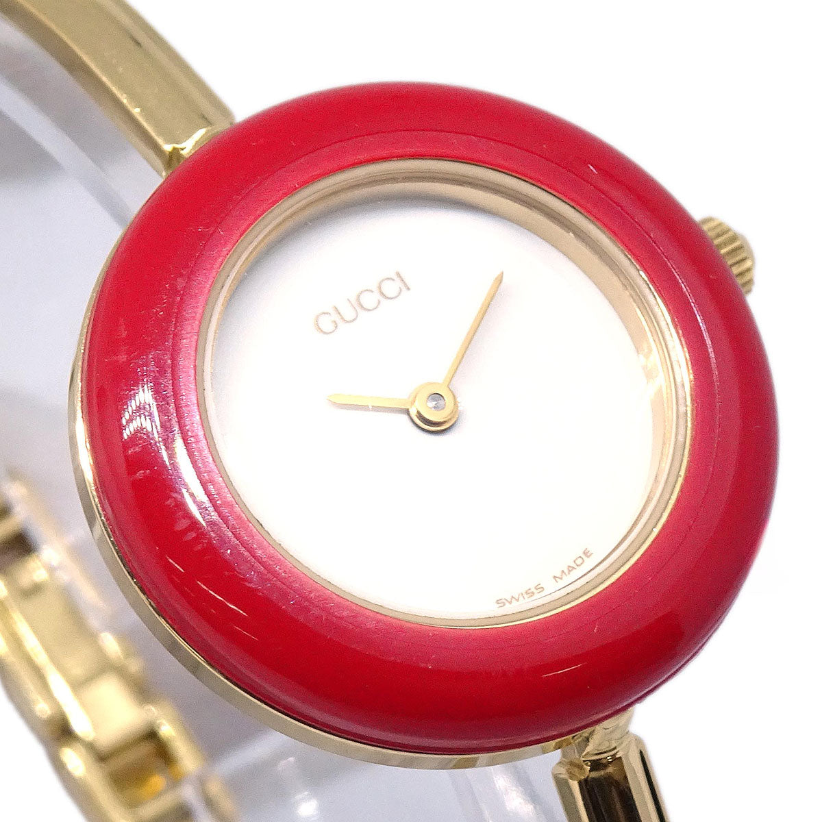 Gucci 11/12.2 Change Bezel Chameleon Quartz Watch SS