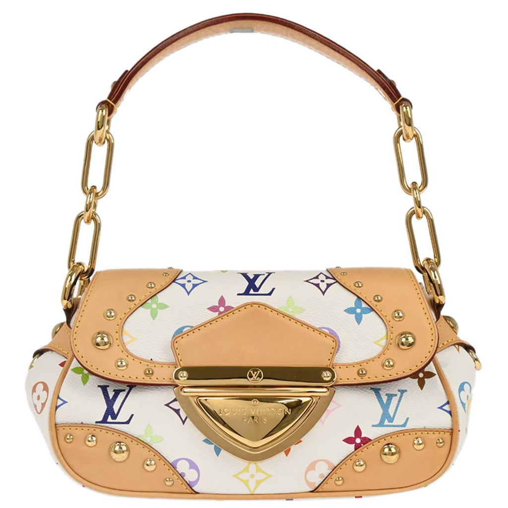 Louis Vuitton 2007 White Monogram Multicolor Marilyn Handbag M40127
