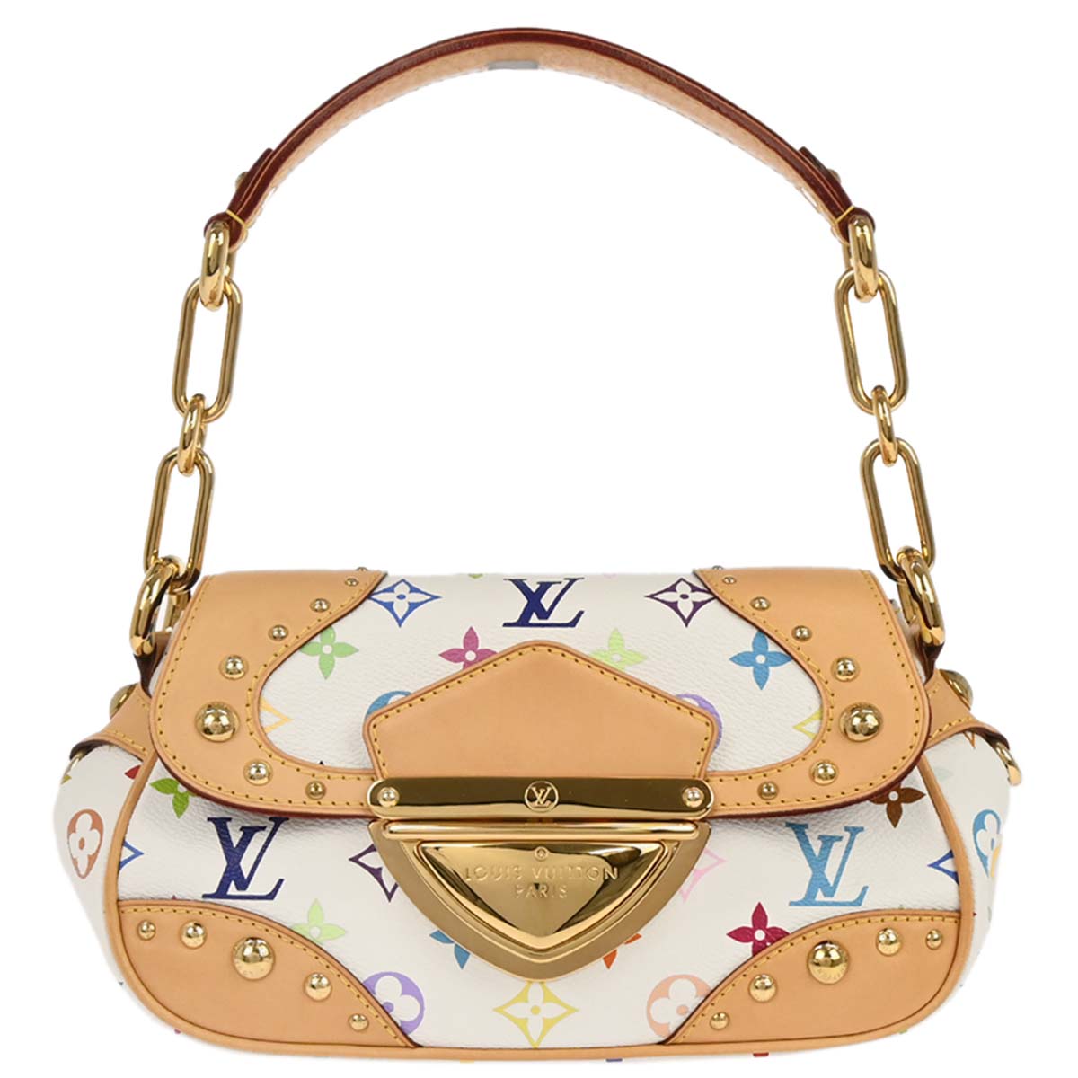 Louis Vuitton 2007 White Monogram Multicolor Marilyn Handbag M40127