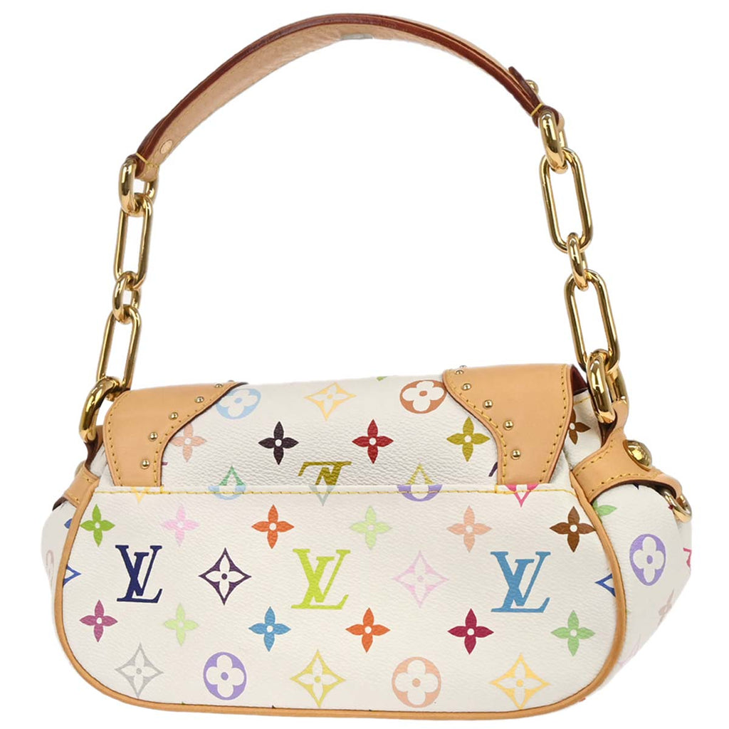 Louis Vuitton 2007 White Monogram Multicolor Marilyn Handbag M40127