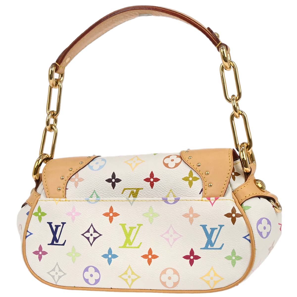 Louis Vuitton 2007 White Monogram Multicolor Marilyn Handbag M40127