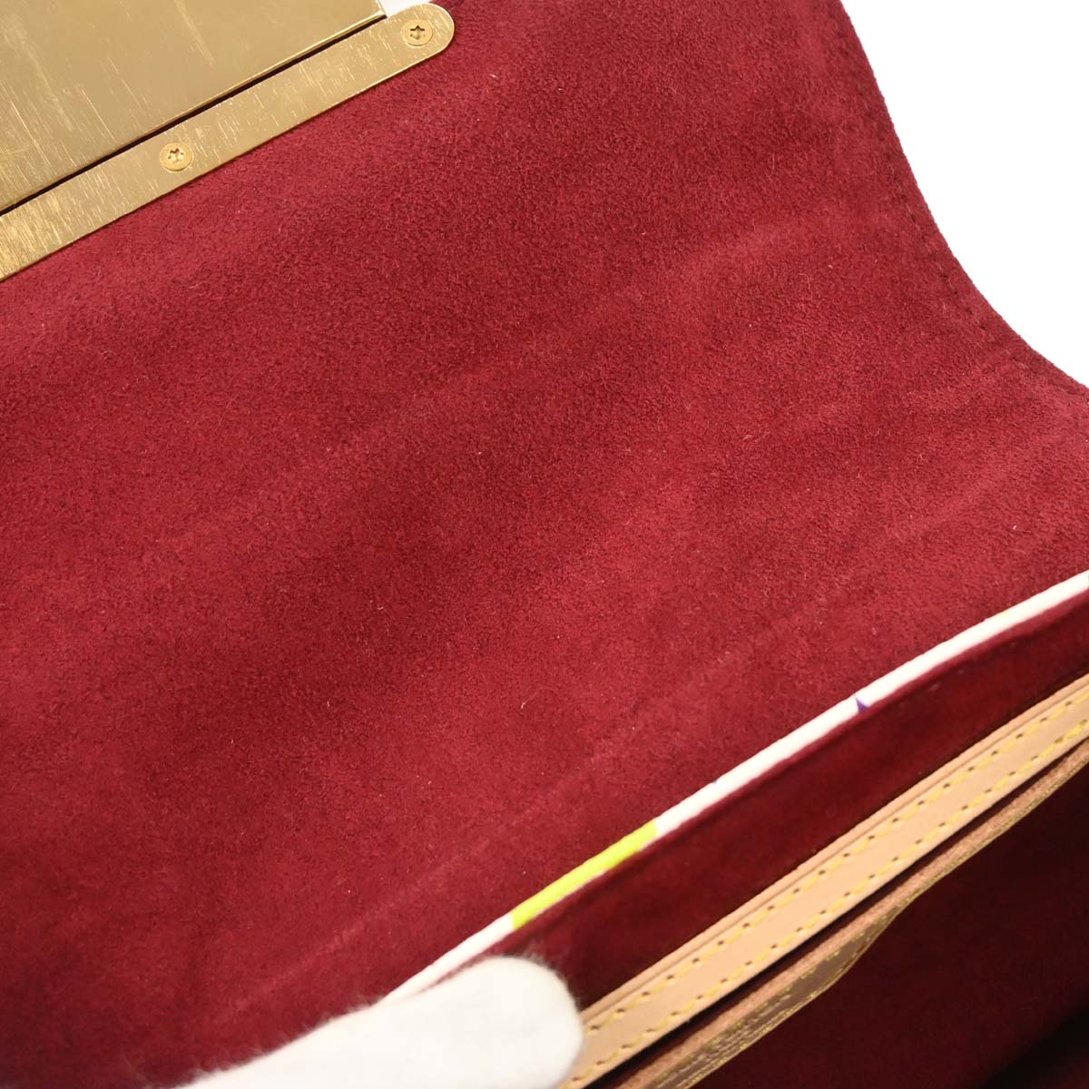 Louis Vuitton 2007 White Monogram Multicolor Marilyn Handbag M40127