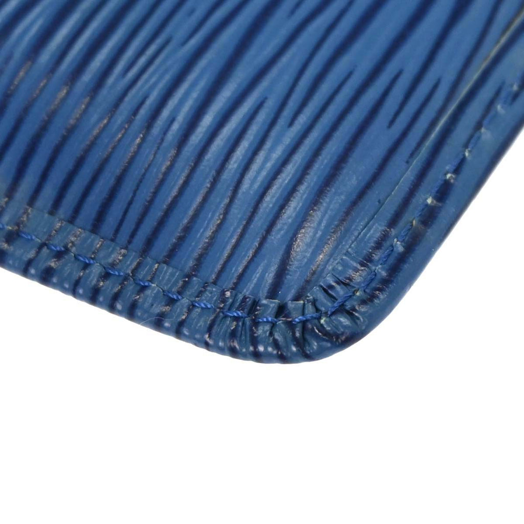 Louis Vuitton Blue Epi Pochette Cles Coin Purse M63805