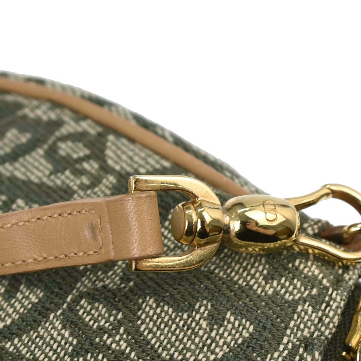 Christian Dior Green Trotter Saddle Handbag