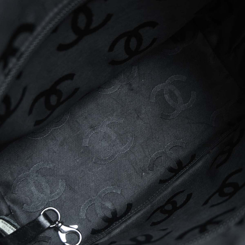 Chanel 2005-2006 Beige Calfskin Cambon Ligne Tote Handbag