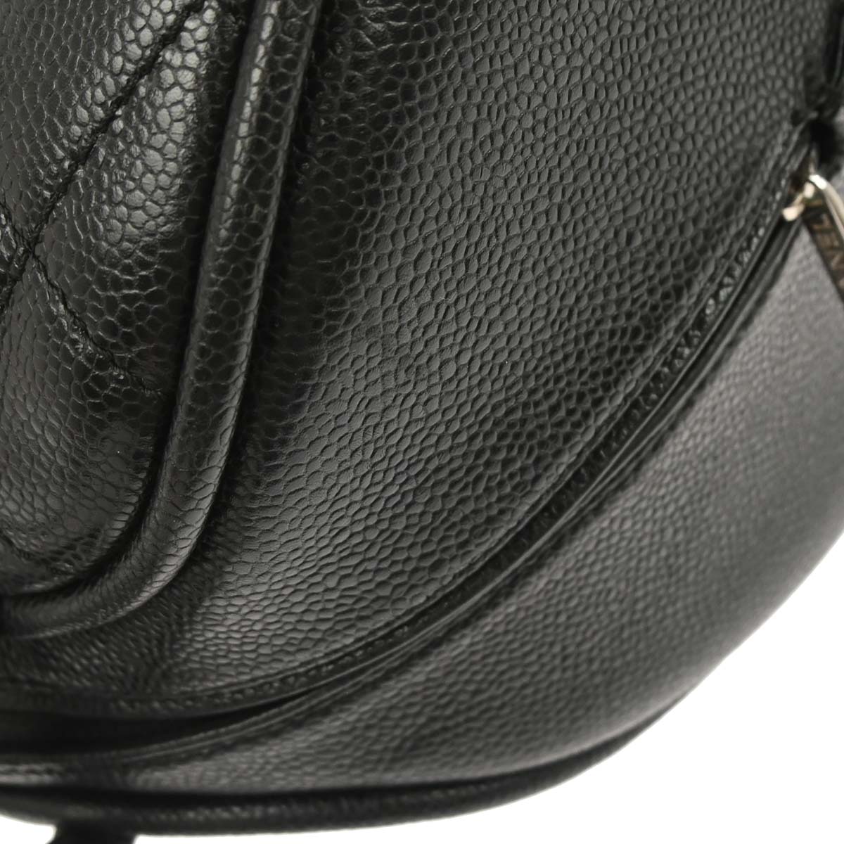 Chanel 2006-2008 Black Caviar Skin Bowling Bag 27