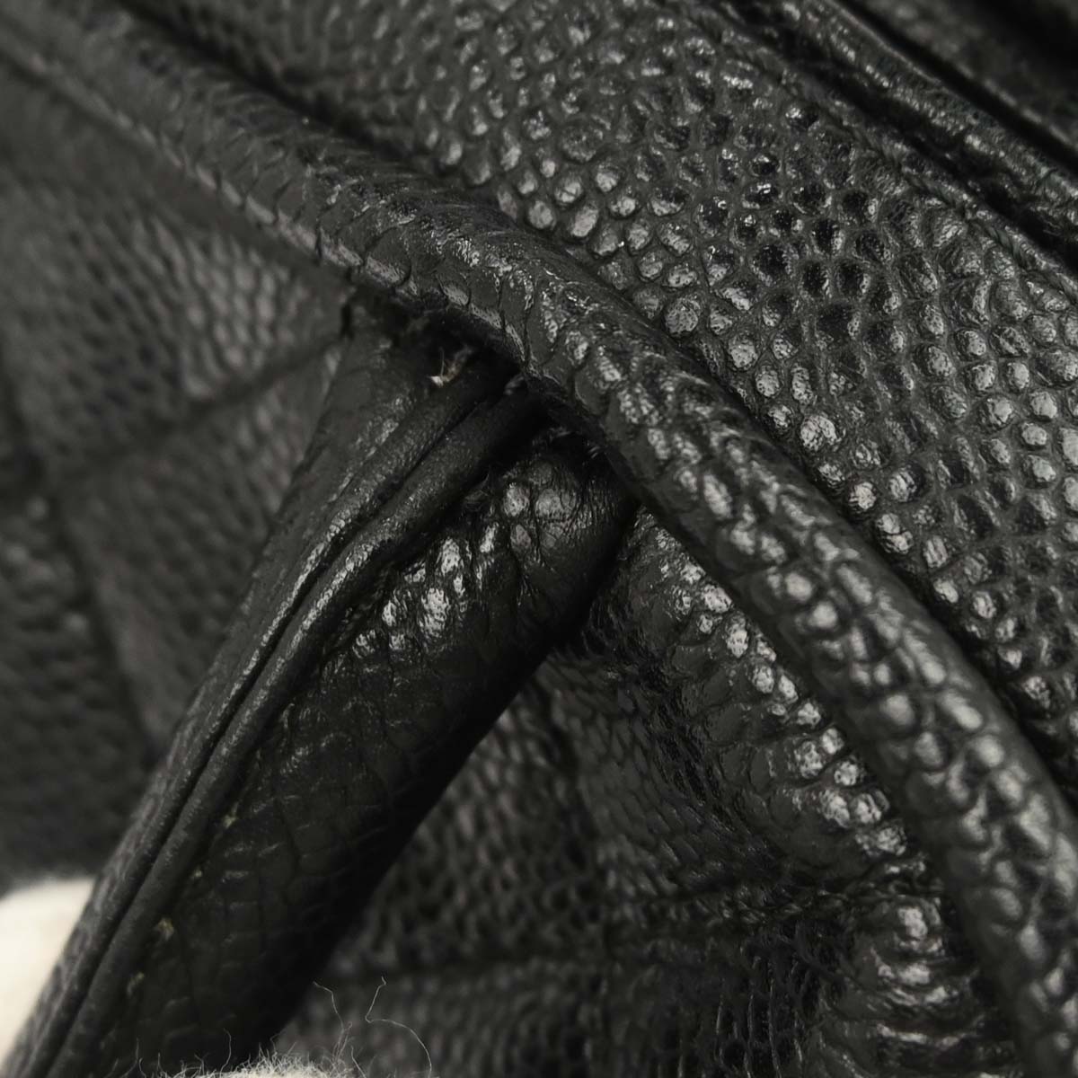 Chanel 2006-2008 Black Caviar Skin Bowling Bag 27