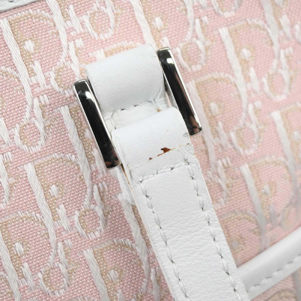 Christian Dior Pink Trotter Tote Handbag