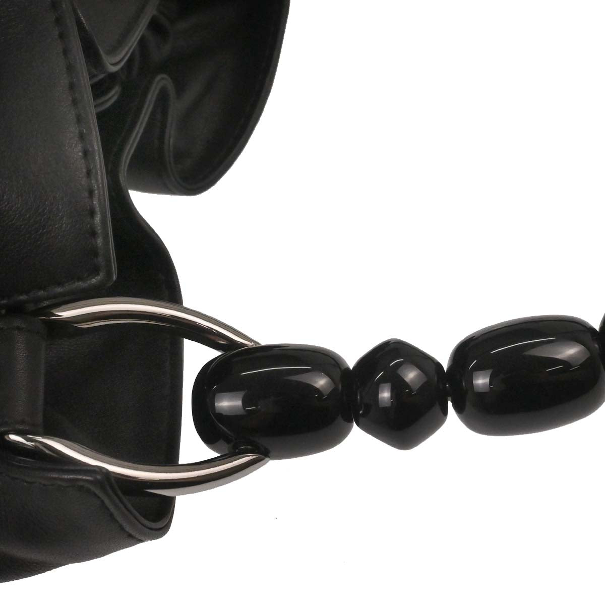 Christian Dior Black Leather Malice Handbag