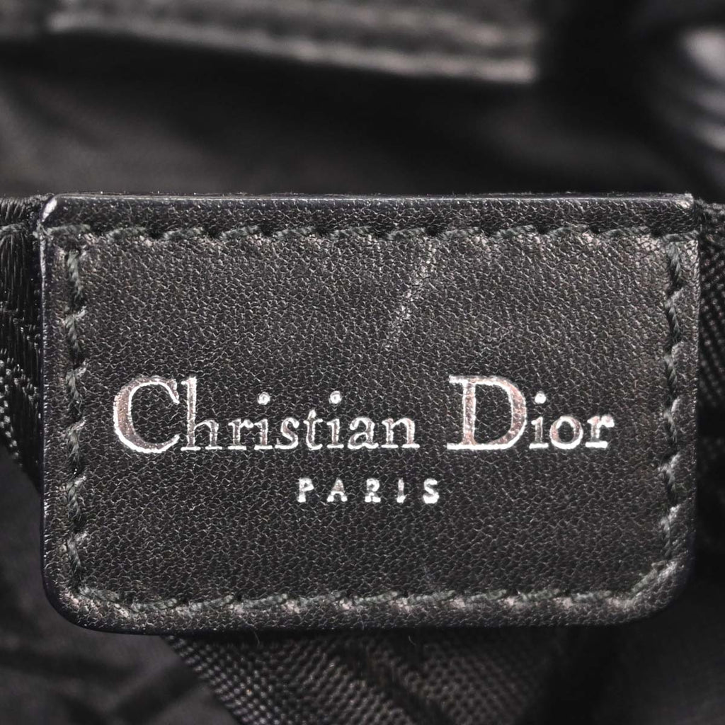 Christian Dior Black Leather Malice Handbag