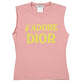 Christian Dior 2002 Sleeveless Tank Top Pink #38