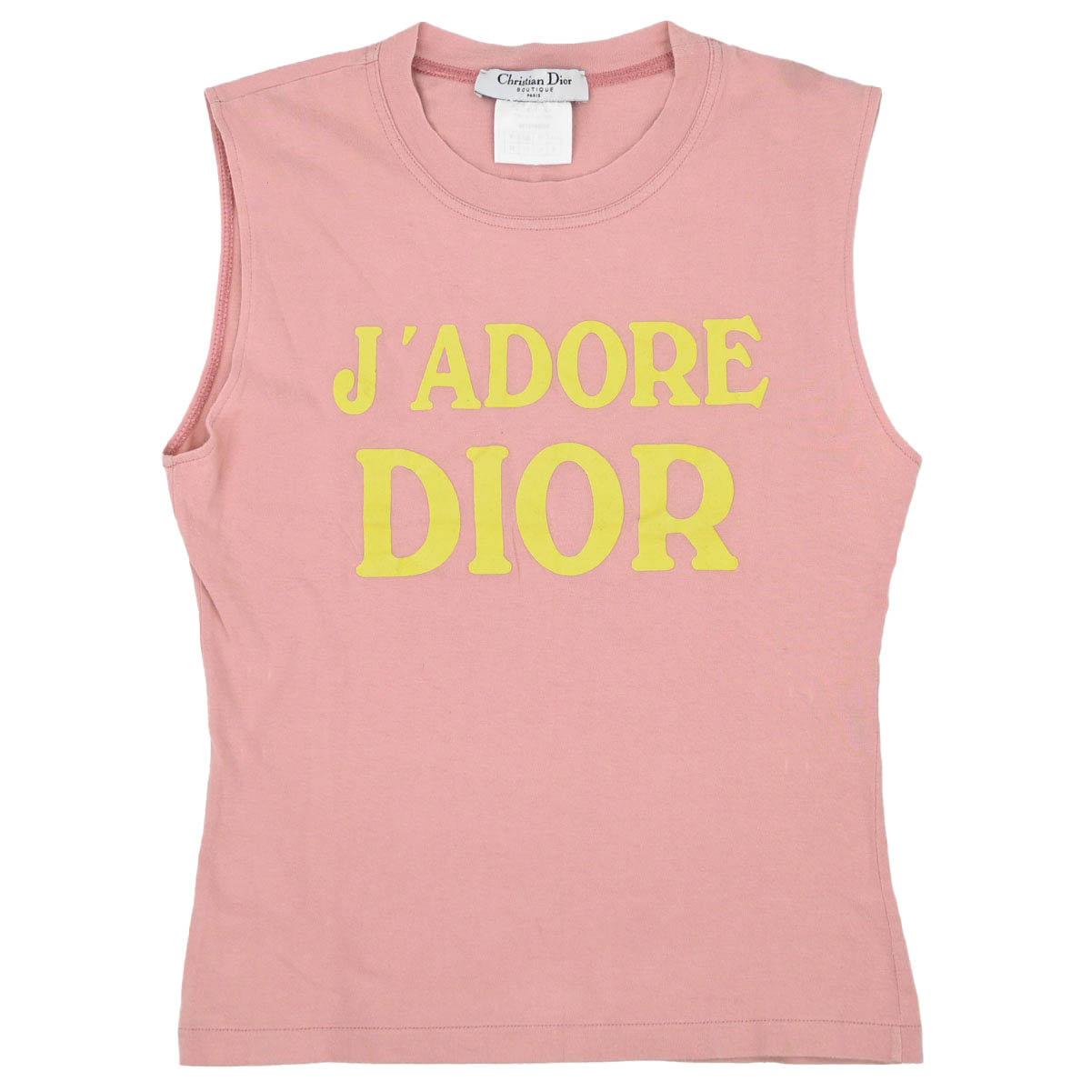 Christian Dior 2002 Sleeveless Tank Top Pink #38