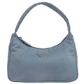 Prada Light Blue Nylon Handbag