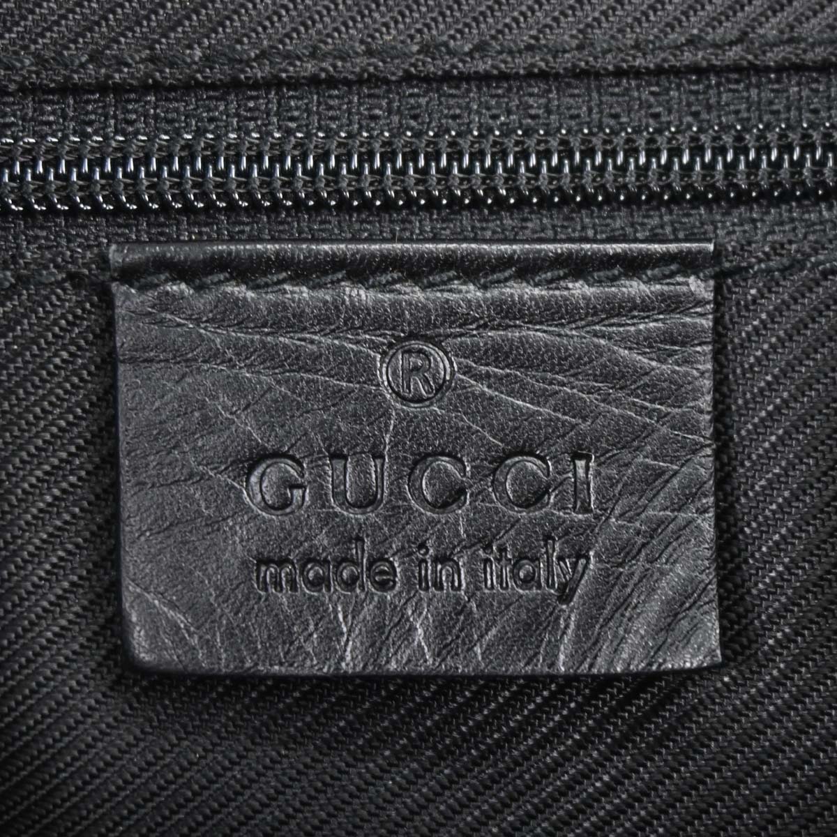 Gucci Black Canvas GG Hobo Handbag