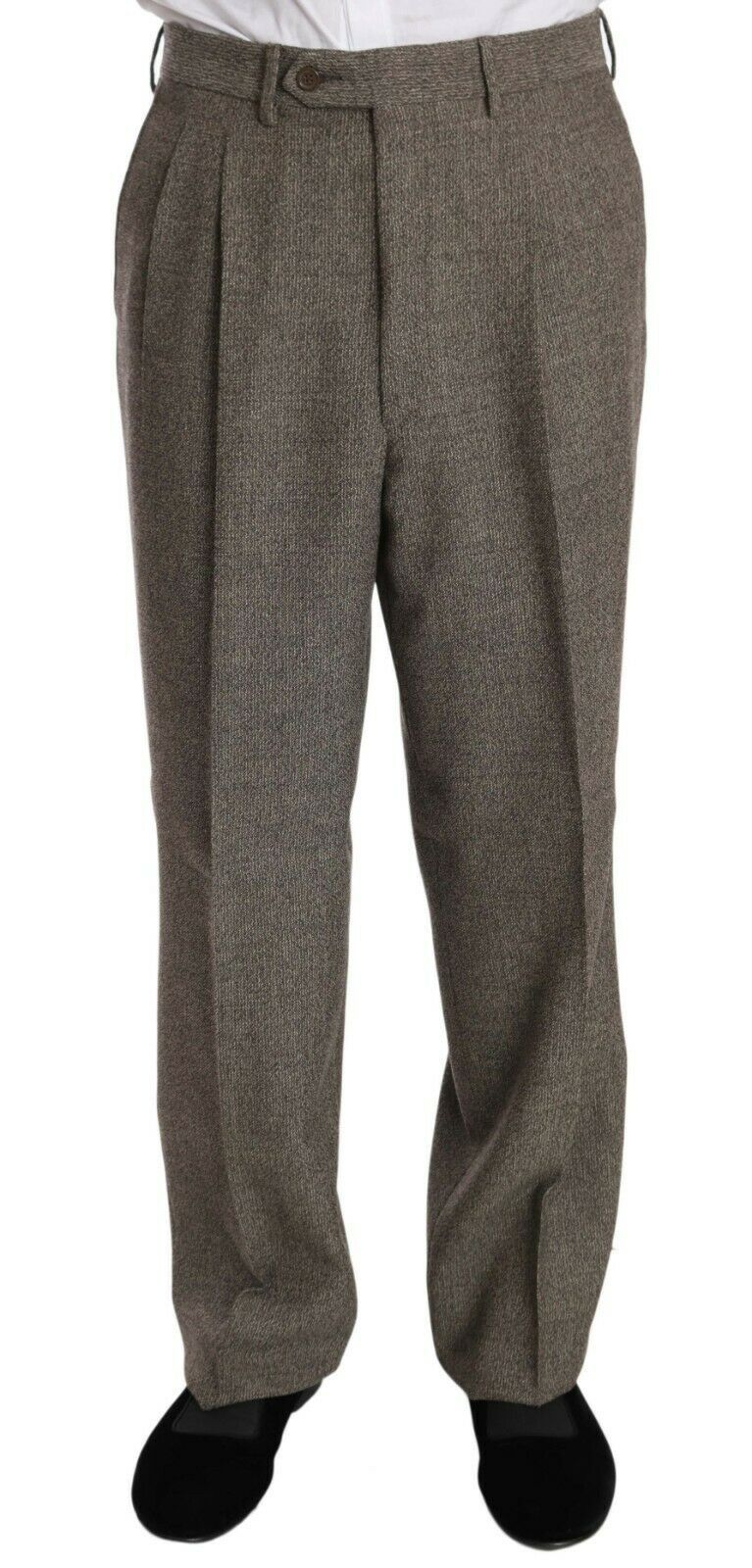 Fendi Brown Wool Regular Single  Breasted Men's Suit