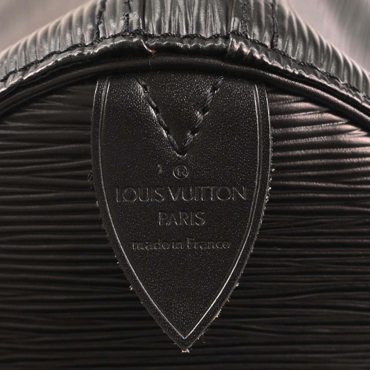 Louis Vuitton 2001 Black Epi Keepall 50 Travel Handbag M42962