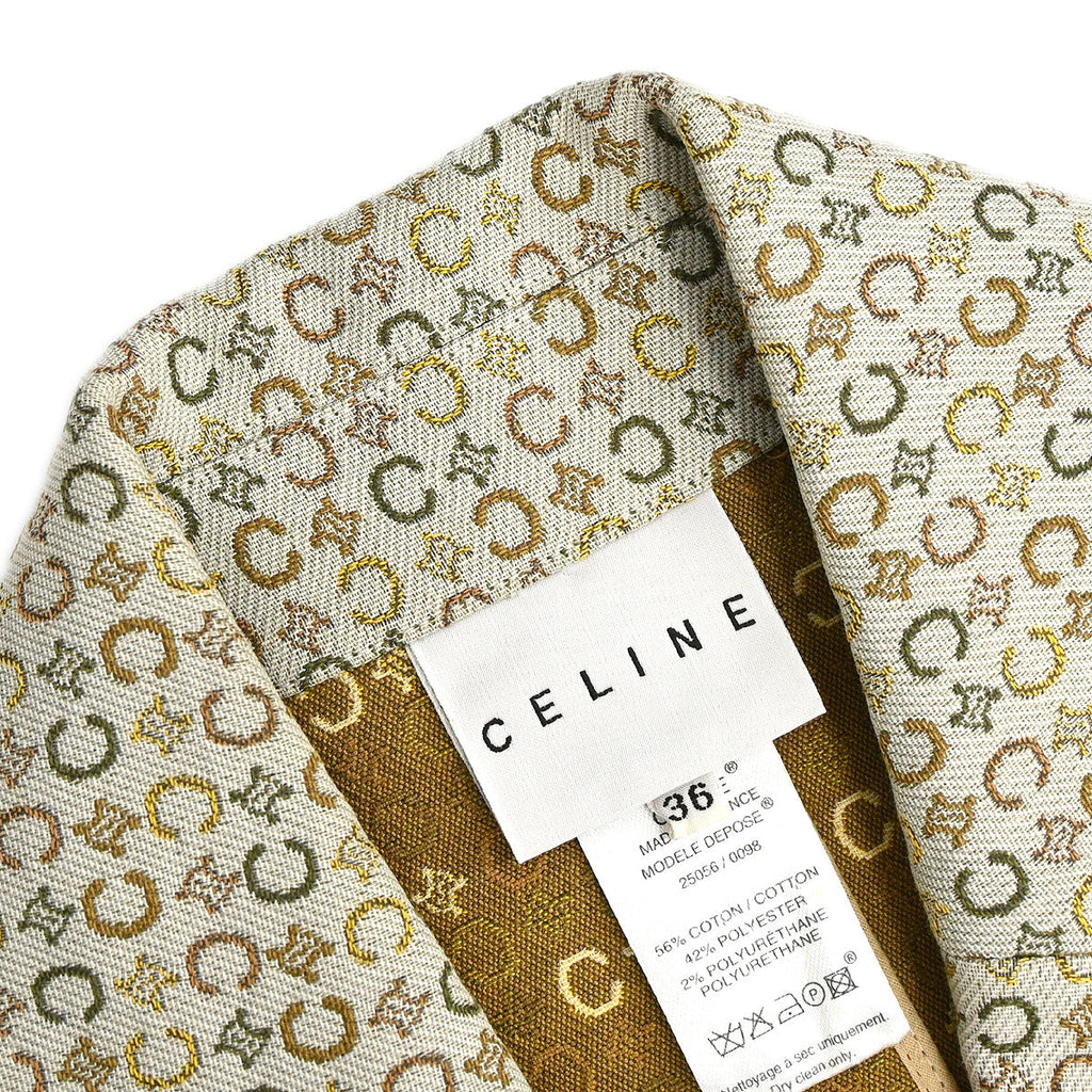 Celine Jacket C Macadam Beige #36