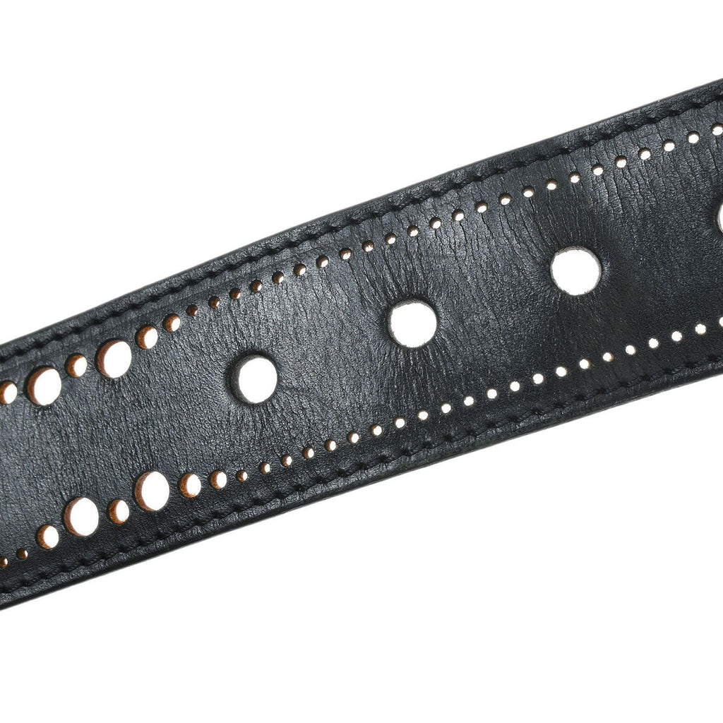 Louis Vuitton Black Nomade Phoenix Punching Belt M9679T #95/38 Small Good