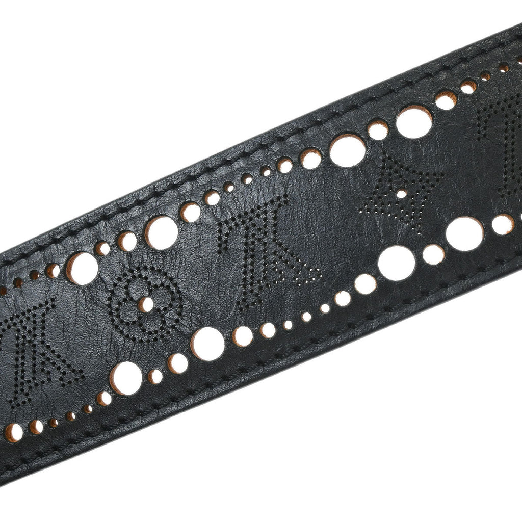 Louis Vuitton Black Nomade Phoenix Punching Belt M9679T #95/38 Small Good