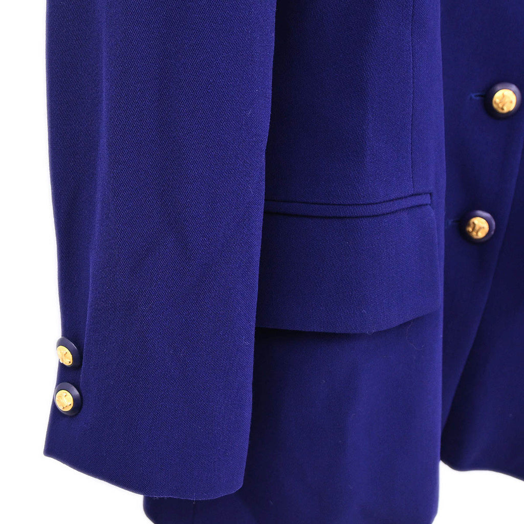 Celine Double Breasted Jacket Navy #42
