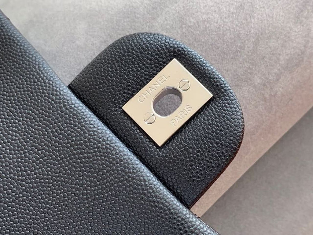 ChanelSmall Classic Handbag Rose Gold Toned Hardware Black For Women Bags, Shoulder and Crossbody Bags 7.8in/20cm A01113