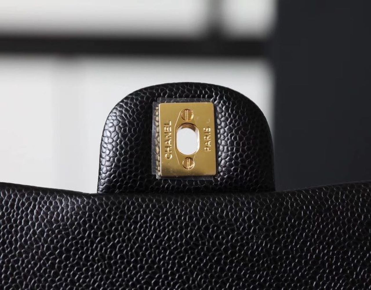 Chanel Classic Mini GlamIap Bag Gold Toned Hardware Black For Women 6.7in/17cm