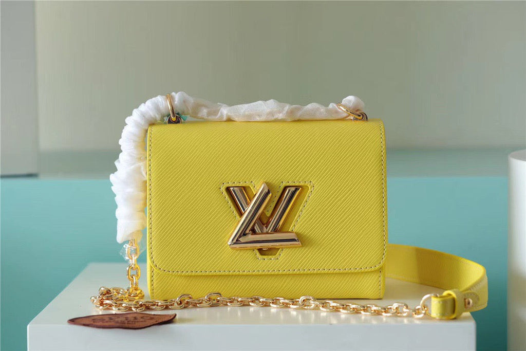 Louis Vuitton Twist PM Epi Yellow For Women,  Shoulder And Crossbody Bags 7.5in/19cm Louis Vuitton