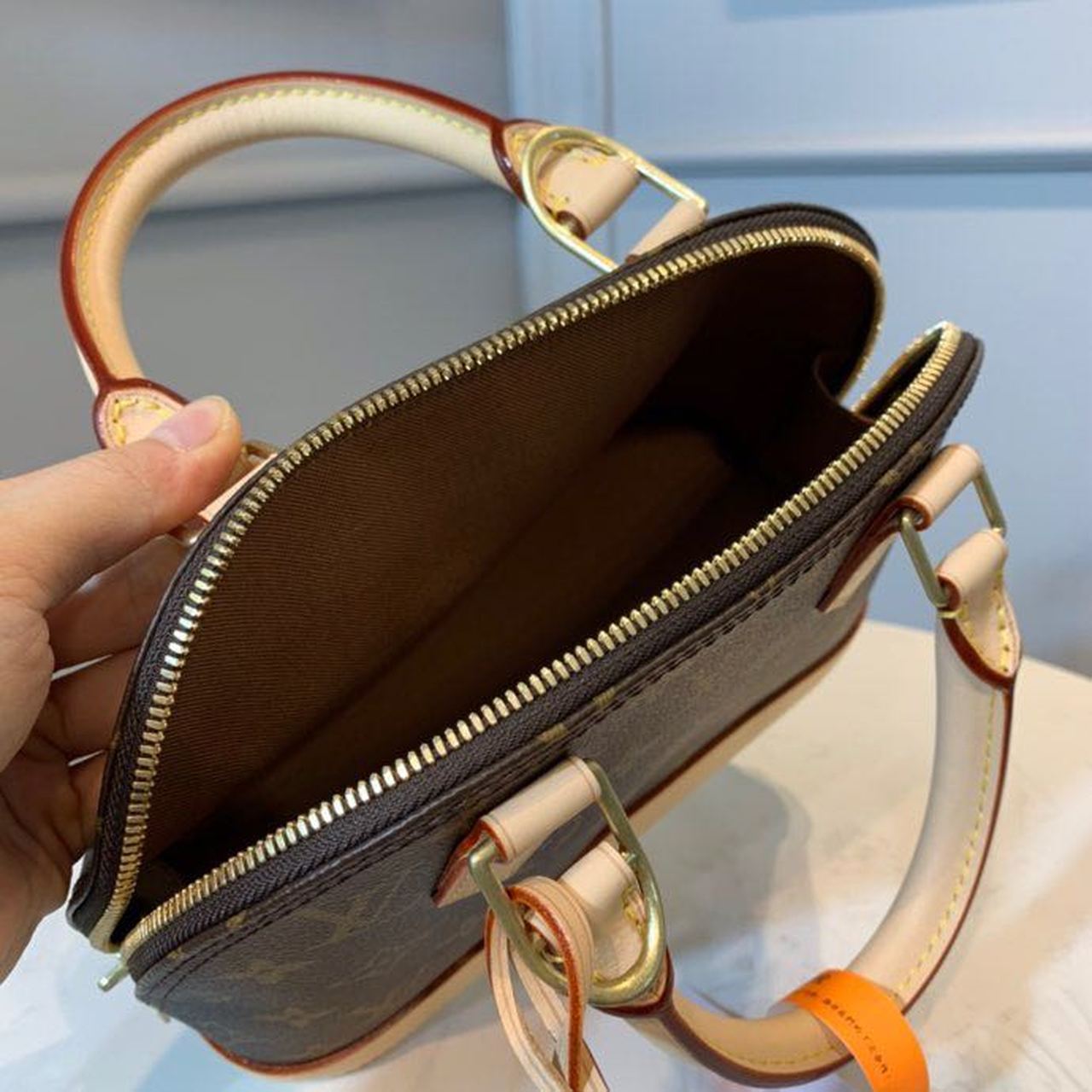 Louis Vuitton Alma Monogram Canvas Beige For Women,  Shoulder And Crossbody Bags 9.2in/23.5cm Louis Vuitton M53152