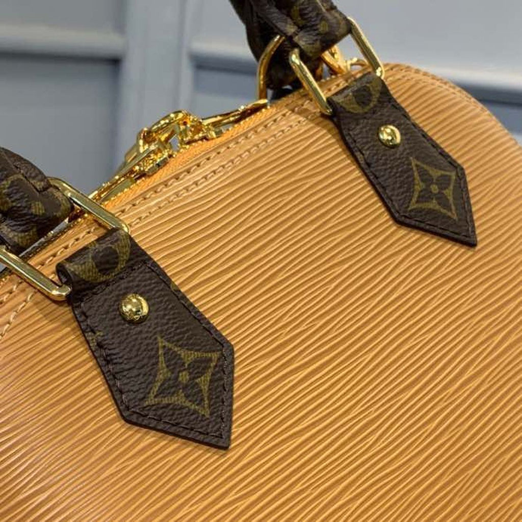 Louis Vuitton Alma Epi/Monogram Canvas Caramel For Women, WomenÃƒÂ¢Ã¢â€šÂ¬Ã¢â€žÂ¢s Handbags, Shoulder And Crossbody Bags 9.8in/25cm Louis Vuitton