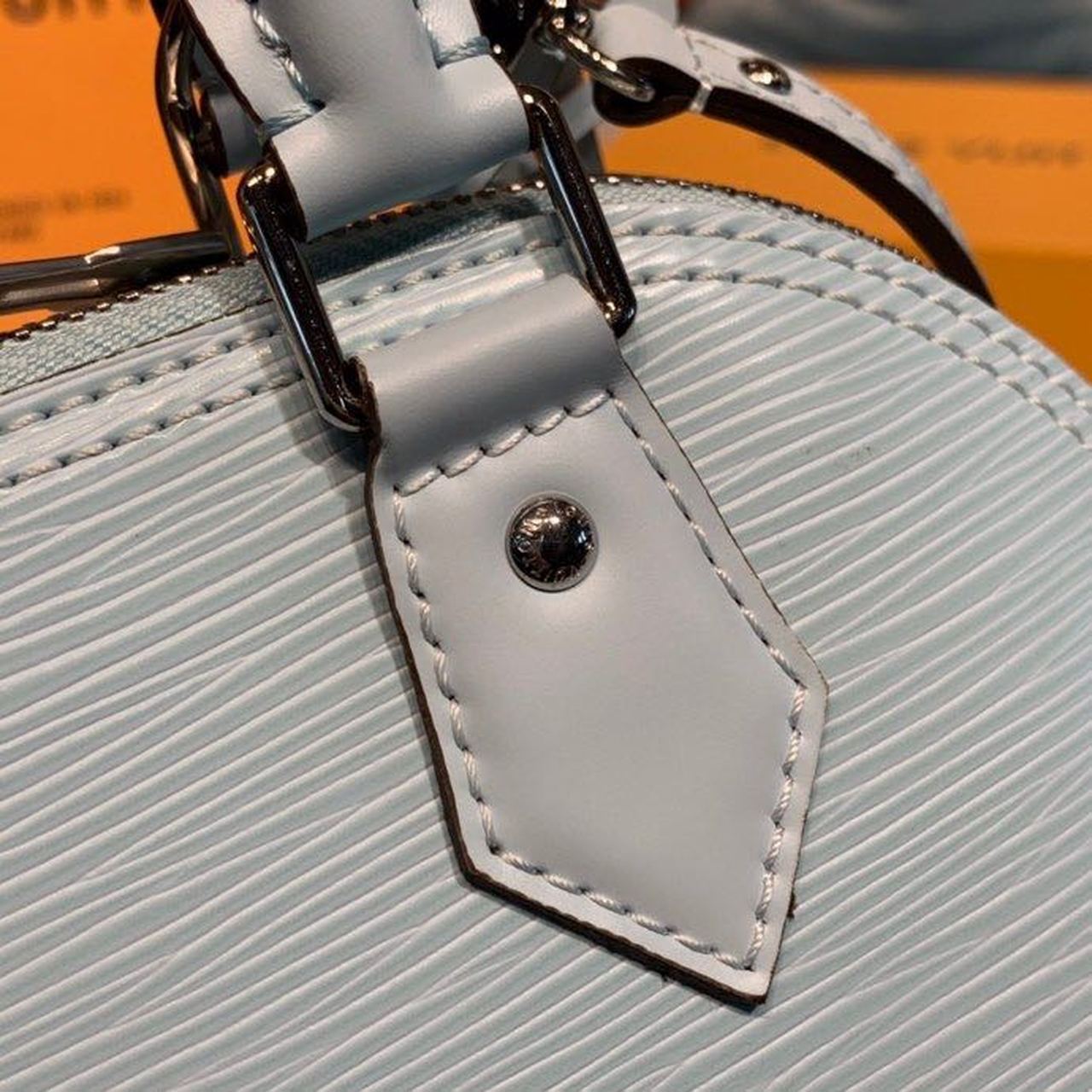 Louis Vuitton Alma BB Epi Seaside Blue For Women, Women’s Handbags, Shoulder And Crossbody Bags 9.2in/23.5cm Louis Vuitton M56206
