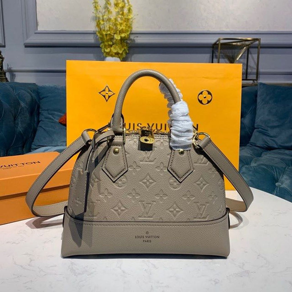 Louis Vuitton Neo Alma Monogram Empreinte Galet Grey For Women,  Shoulder And Crossbody Bags 9.8in/25cm Louis Vuitton