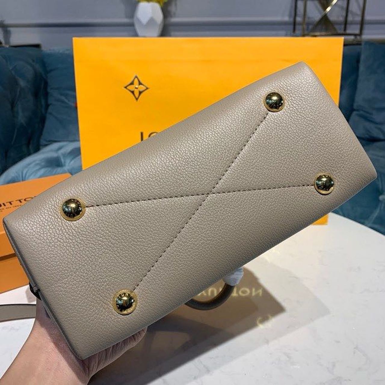 Louis Vuitton Neo Alma Monogram Empreinte Galet Grey For Women,  Shoulder And Crossbody Bags 9.8in/25cm Louis Vuitton