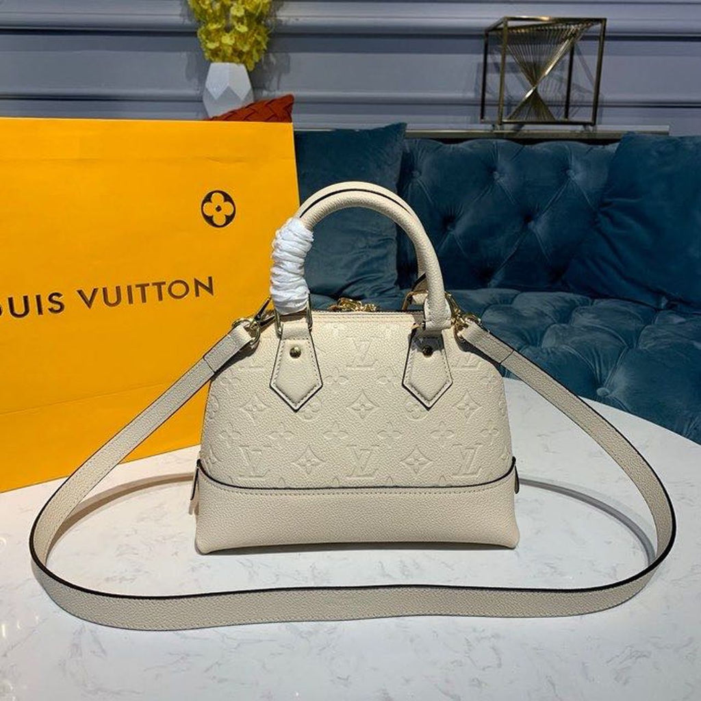 Louis Vuitton Neo Alma Monogram Empreinte Creme For Women,  Shoulder And Crossbody Bags 9.8in/25cm Louis Vuitton M44858