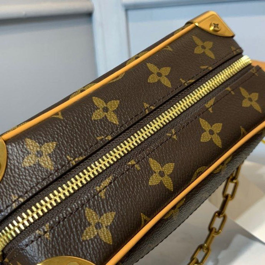 Louis Vuitton Mini Soft Trunk Monogram Canvas For Women, WoBags, Shoulder And Crossbody Bags 7.2in/18.5cm Louis Vuitton M68906