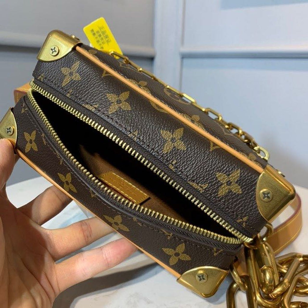 Louis Vuitton Mini Soft Trunk Monogram Canvas For Women, WoBags, Shoulder And Crossbody Bags 7.2in/18.5cm Louis Vuitton M68906