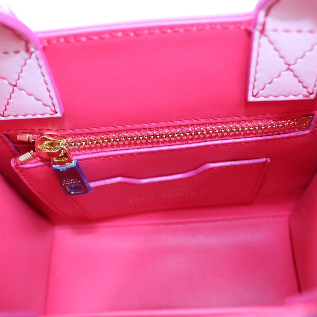 DolCeline & Gabbana Ombre-Print Calfskin DG Daily Mini Shopper
