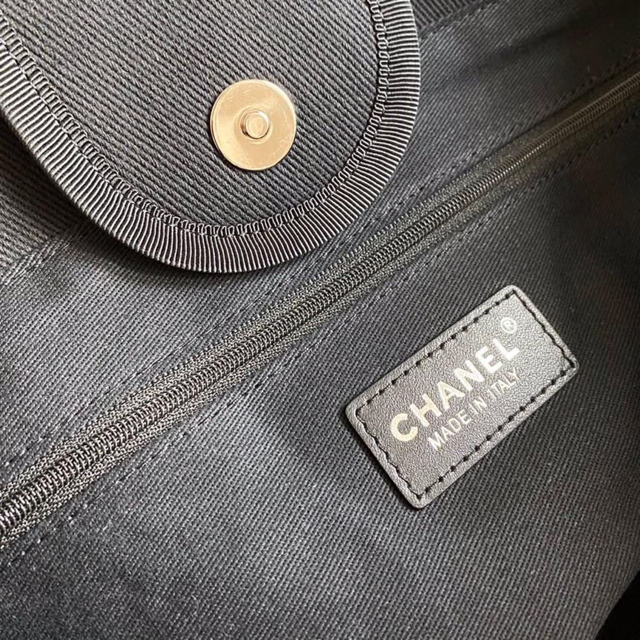 Chanel Large Deauville Pearl Tote Bag Black For Women Handbags, Shoulder Bags 15in/38cm A66941