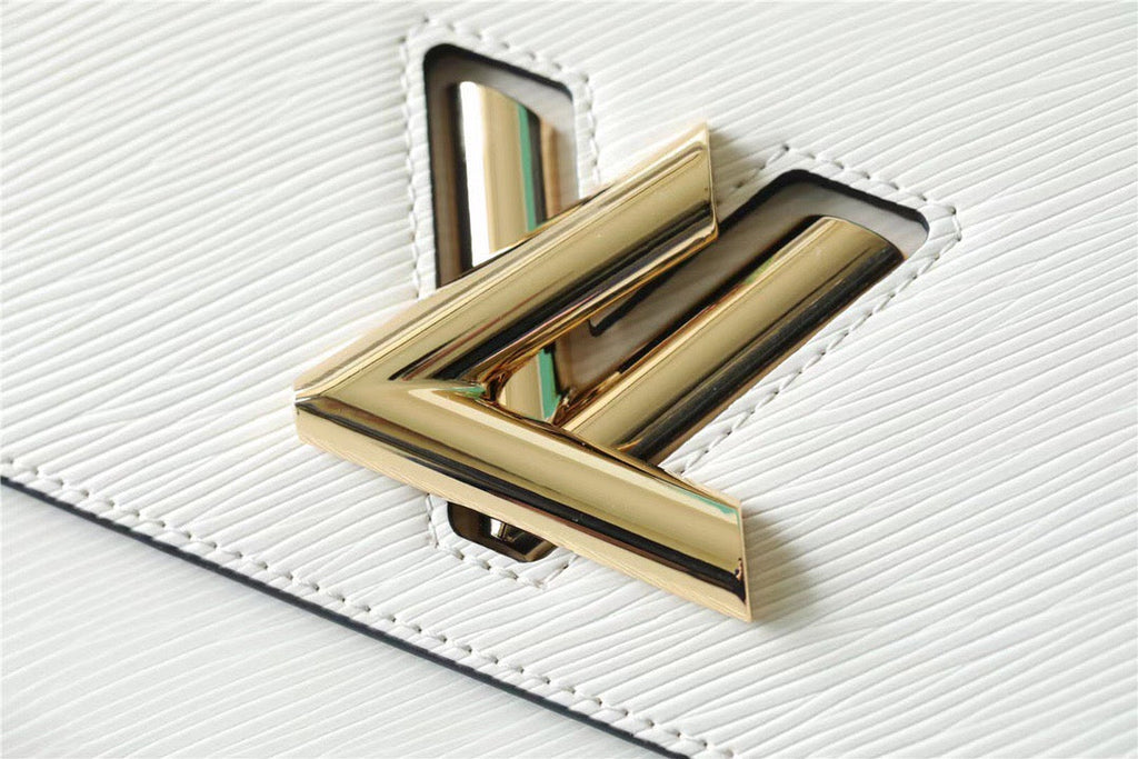 Louis Vuitton Twist MM Epi White For Women, WomenÃƒÂ¢Ã¢â€šÂ¬Ã¢â€žÂ¢s Bags, Shoulder And Crossbody Bags 9.1in/23cm Louis Vuitton M55513