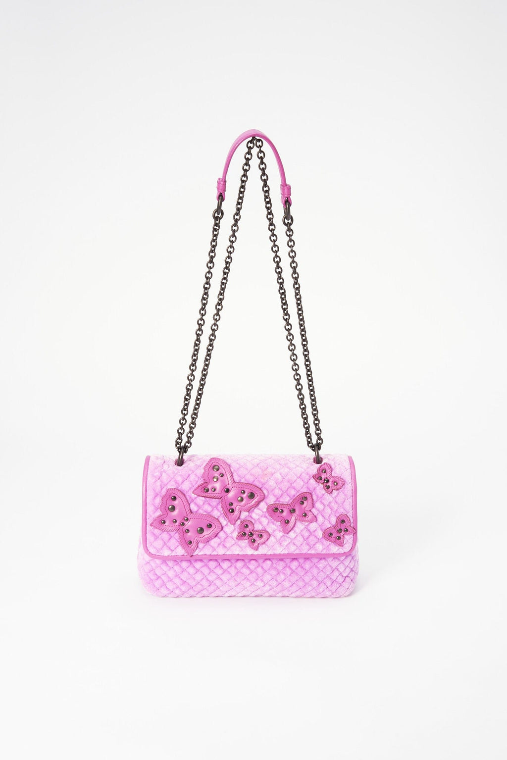 Bottega Veneta Butterfly Crossbody Bag - Pink VeLouis Vuittonet