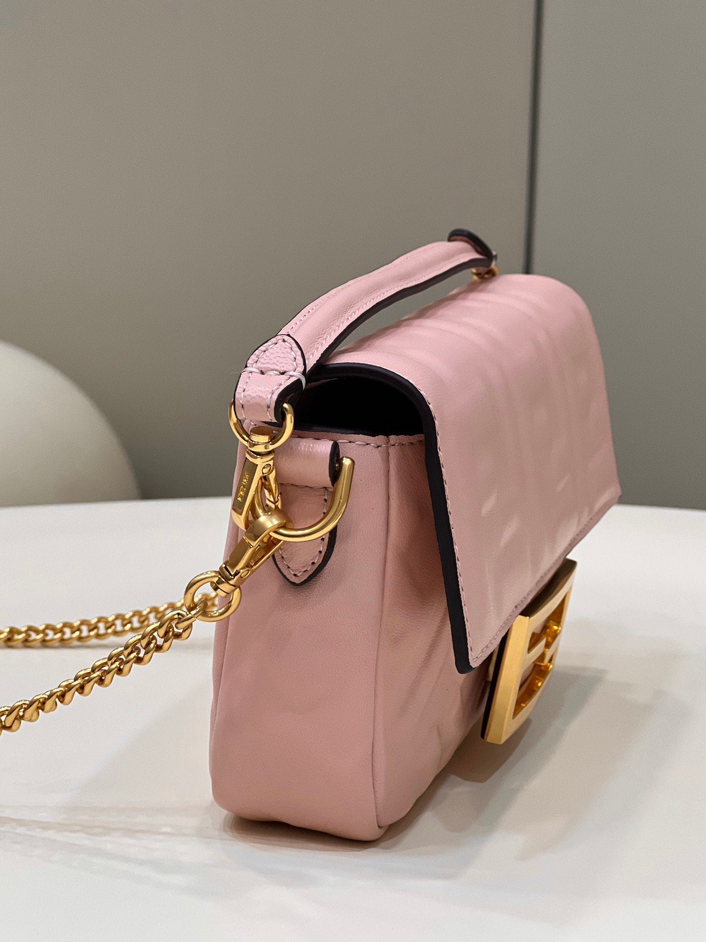 Baguette Pink For Women, Handbags, Shoulder And Crossbody Bags 7.5in/19cm FF 8BS017