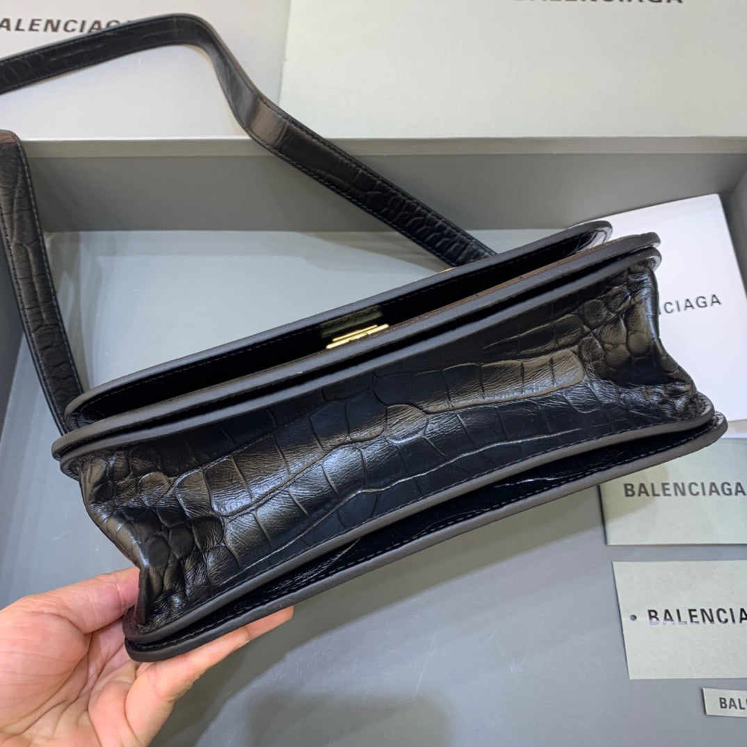 Gossip Small Shoulder Bag Black, For Women,  Bags 9.1in/23cm
