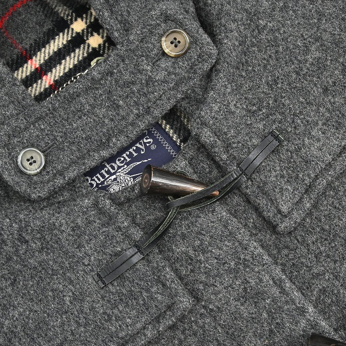 Burberrys Duffel Coat Gray #48