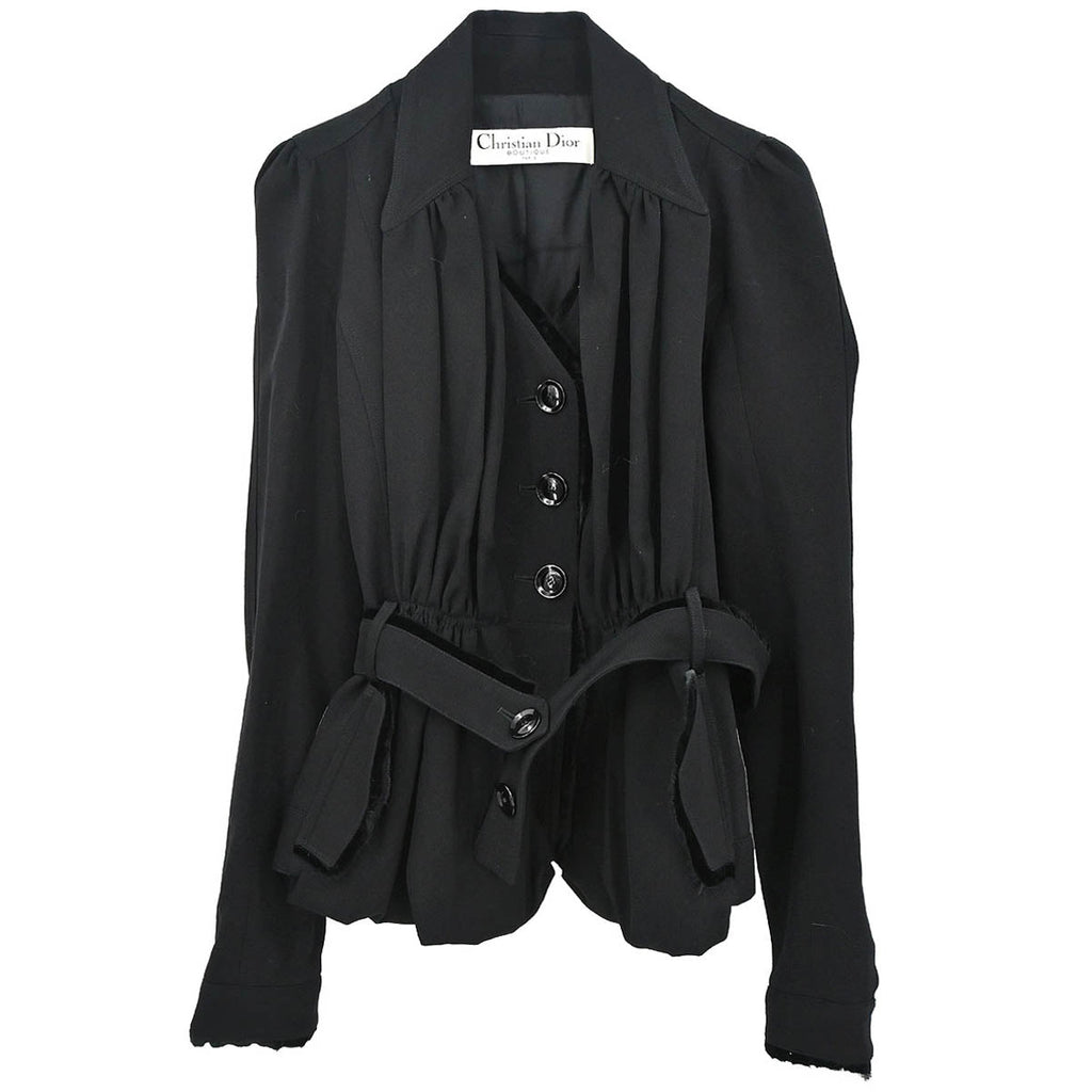 Christian Dior 2005 Single Breasted Jacket Black #38