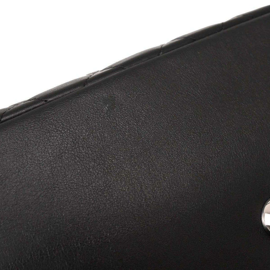 Chanel Black Calfskin Cambon Ligne Tote Handbag