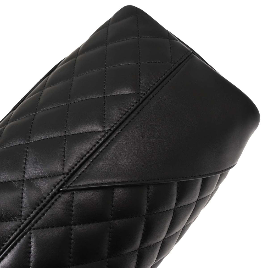 Chanel Black Calfskin Cambon Ligne Tote Handbag