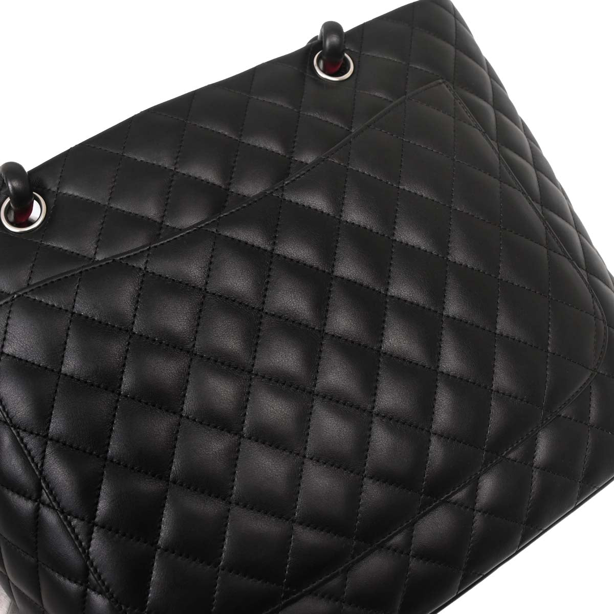 Chanel Black Calfskin Cambon Ligne Tote Handbag