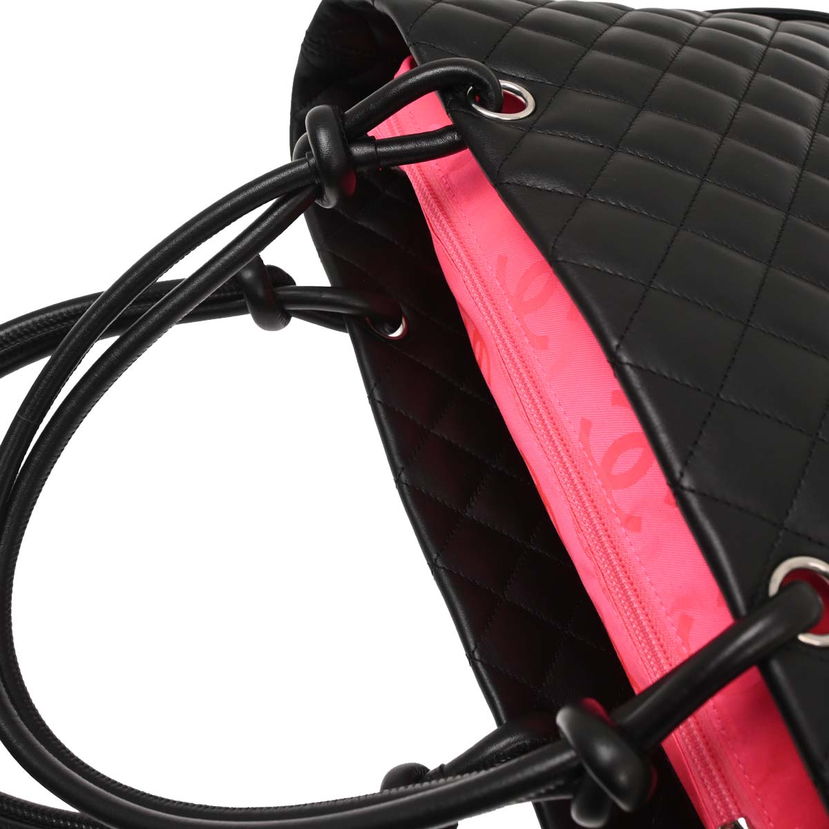 Chanel Black Calfskin Cambon Ligne Tote Handbag