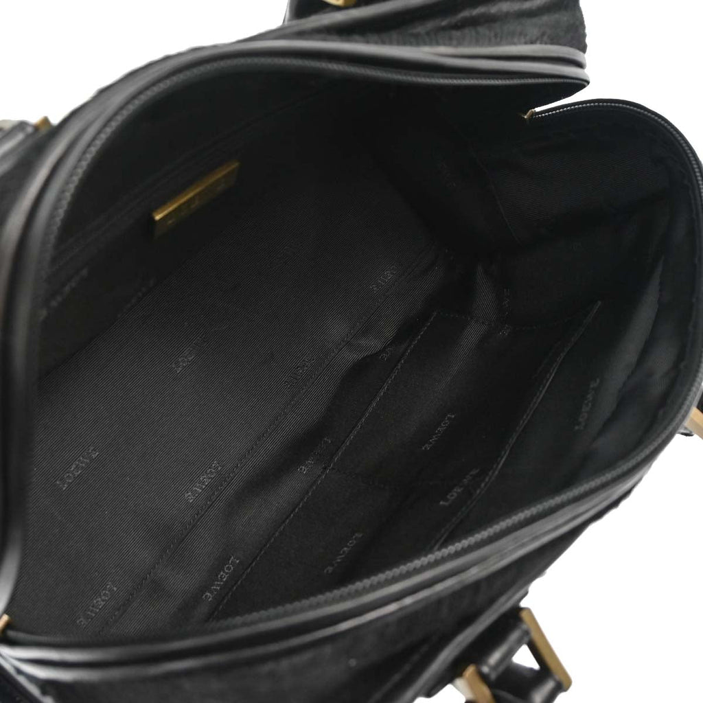 Loewe Black Pony Hair Amazona 28 Handbag